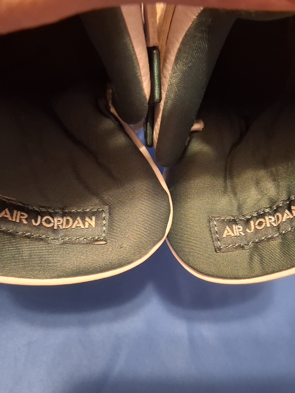 Jordan Air Jordan 4 Kids Mid Top Lace-Up Leather White/Green US 5 FQ8213-103 - Picture 7 of 7